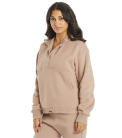 All Fenix Coco Zip Sweater -Pranty Yoga Shop 6710801498155 latte 5a