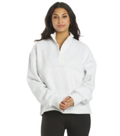 All Fenix Coco Zip Sweater -Pranty Yoga Shop 6710801596459 whitemarle