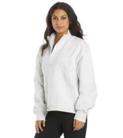 All Fenix Coco Zip Sweater -Pranty Yoga Shop 6710801596459 whitemarle 5a