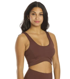 All Fenix Rise Contour Yoga Sports Bra Chocolate