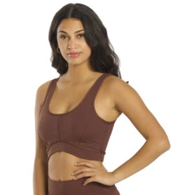 All Fenix Rise Contour Yoga Sports Bra Chocolate -Pranty Yoga Shop 6710804217899 chocolate 5a