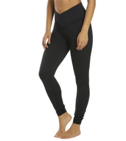 All Fenix Luna V-Waist 7/8 Yoga Leggings Black -Pranty Yoga Shop 6710805200939 black 5a