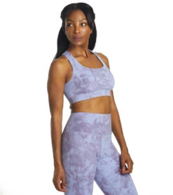 Glyder Full Force Yoga Sports Bra Lilac Tonal Dye