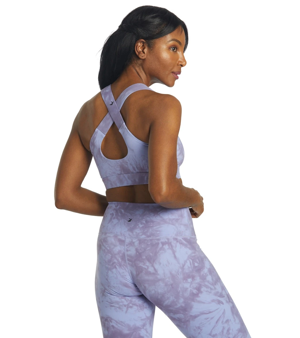 Glyder Full Force Yoga Sports Bra Lilac Tonal Dye 4 Glyder Full Force Yoga Sports Bra Lilac Tonal Dye - Image 2