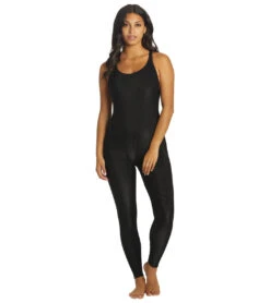 Onzie Warrior Leotard Black Rib -Pranty Yoga Shop 6765704052779 blackrib 4a