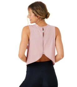 Onzie Runner Tank Rosy Cheeks -Pranty Yoga Shop 6765710147627 rosycheeks 3a