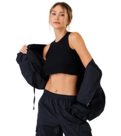 Onzie Parachute Jacket -Pranty Yoga Shop 6765711523883 black 3a