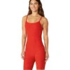 Beyond Yoga Spacedye Get In Gear Biker Jumpsuit Red Hot-Siren