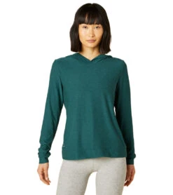 Beyond Yoga Featherweight Spacedye Day And Night Hoodie -Pranty Yoga Shop 6779768504363 deepseaheather