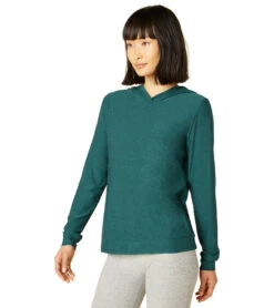 Beyond Yoga Featherweight Spacedye Day And Night Hoodie -Pranty Yoga Shop 6779768504363 deepseaheather 2a