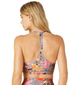 Beyond Yoga T-Back Luxe Bra -Pranty Yoga Shop 6779769880619 silverberrybloom 3a