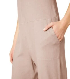 Beyond Yoga Breezy Jumpsuit Washed Chai -Pranty Yoga Shop 6779853045803 washedchai 5a