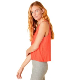 Beyond Yoga Featherweight Spacedye Rebalance Tank Fresh Coral Heather -Pranty Yoga Shop 6779853406251 freshcoralheather 4a