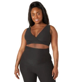 Beyond Yoga Spacedye Criss Crossover Maternity Nursing Bra Darkest Night -Pranty Yoga Shop 6780526559275 darkestnight