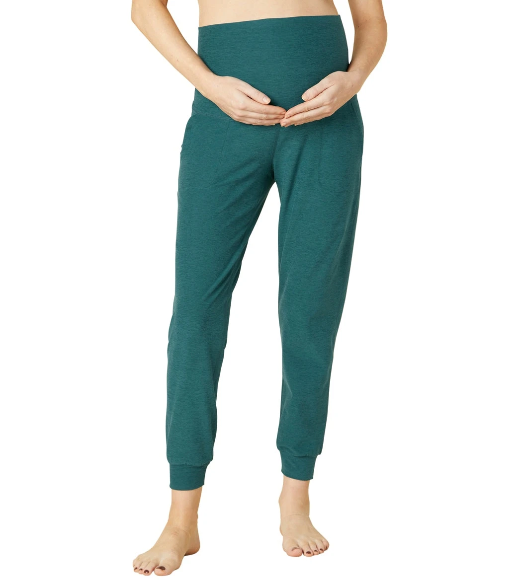 Beyond Yoga Spacedye Beyond The Bump Maternity Midi Joggers Deep Sea Heather 7 Beyond Yoga Spacedye Beyond The Bump Maternity Midi Joggers Deep Sea Heather - Image 5