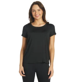 Marika Exhale Tee Black -Pranty Yoga Shop 6782670929963 black