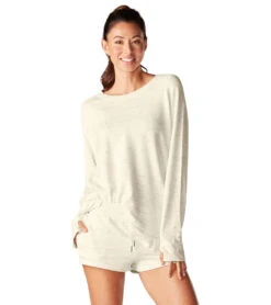 Tavi Cozy Sweatshirt Sand Stone -Pranty Yoga Shop 6787533242411 sandstone