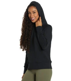 PrAna Sunrise Hoodie Solid Black -Pranty Yoga Shop 6798812610603 solidblack 4a