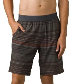 PrAna Men's Super Mojo Short II -Pranty Yoga Shop 6799226830891 blackolivestripe