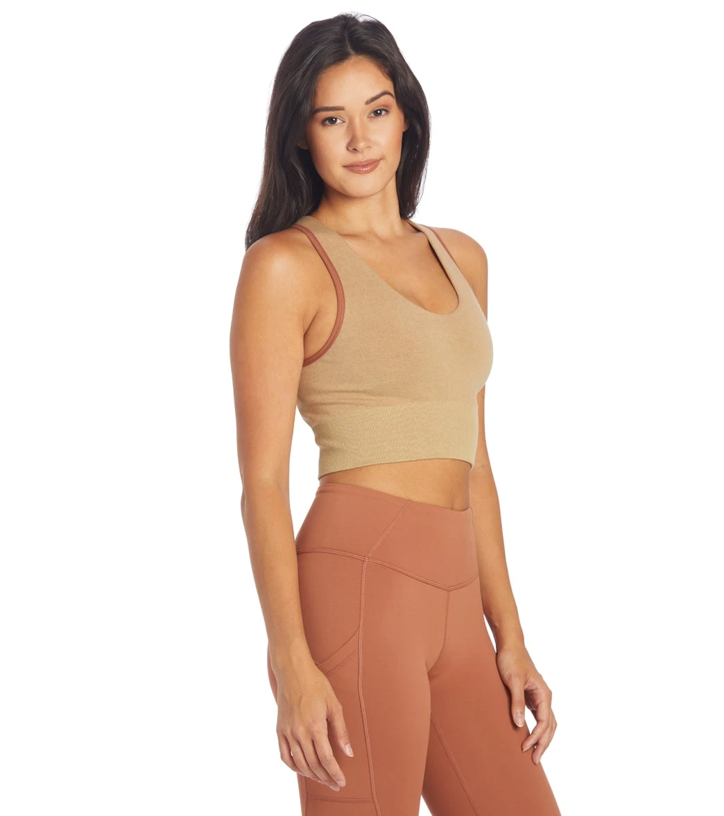 PrAna Sopra Seamless Crop Top Coastal Sage 3 PrAna Sopra Seamless Crop Top Coastal Sage