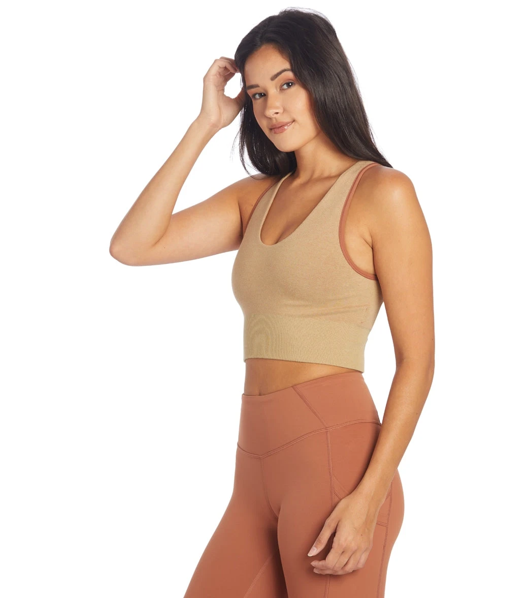 PrAna Sopra Seamless Crop Top Coastal Sage 6 PrAna Sopra Seamless Crop Top Coastal Sage - Image 4