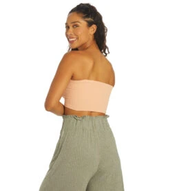 Free People Amelia Bandeau -Pranty Yoga Shop 6799965126699 roseblush 3a