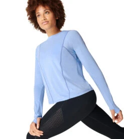 Sweaty Betty Haste Run Long Sleeve Top -Pranty Yoga Shop 6809568247851 coastblue 2a