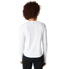 Sweaty Betty Haste Run Long Sleeve Top -Pranty Yoga Shop 6809568313387 white 3a
