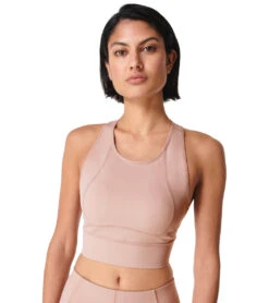 Sweaty Betty Super Soft Dance Crop Ash Pink -Pranty Yoga Shop 6809577029675 ashpink