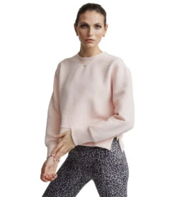 Varley Cleon Sweatshirt -Pranty Yoga Shop 6817863598123 puttypink 2a