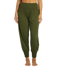 Yak & Yeti Indian Harem Joggers Green -Pranty Yoga Shop 6823743881259 green