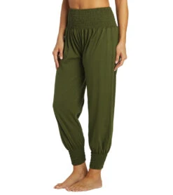 Yak & Yeti Indian Harem Joggers Green -Pranty Yoga Shop 6823743881259 green 5a