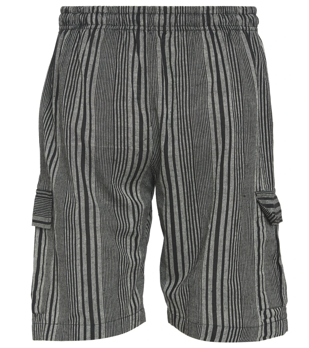 Yak & Yeti Men's Striped Shorts With Pockets 13 Yak & Yeti Men's Striped Shorts With Pockets - Image 11