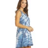 Yak & Yeti Tie Dye Boho Dress Blue -Pranty Yoga Shop 6823872462891 blue 2a