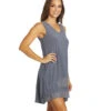 Yak & Yeti Casual Layered Lace Hem Dress Blue 1 Yak & Yeti Casual Layered Lace Hem Dress Blue -Pranty Yoga Shop 6823873085483 blue 2a