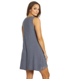 Yak & Yeti Casual Layered Lace Hem Dress 16 Yak & Yeti Casual Layered Lace Hem Dress -Pranty Yoga Shop 6823873085483 blue 3a 1