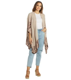 Yak & Yeti Boho Ombre Tie Dye Kimono Wrap Chocolate/Mocha 9 Yak & Yeti Boho Ombre Tie Dye Kimono Wrap Chocolate/Mocha -Pranty Yoga Shop 6823873183787 chocolatemocha 4a
