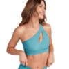 Onzie Sutra Bra Aquamarine Rib -Pranty Yoga Shop 6841132679211 aquamarinerib 2a