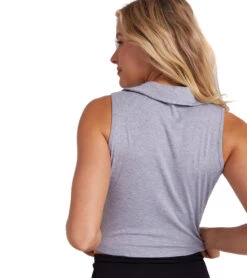 Onzie Polo Tank 22 Onzie Polo Tank -Pranty Yoga Shop 6841133105195 heathercorerib 3a