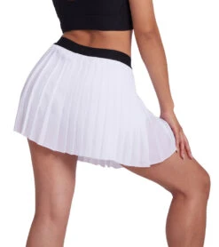 Onzie Tennis Pleated Skirt White 8 Onzie Tennis Pleated Skirt White -Pranty Yoga Shop 6841133891627 white 3a 1