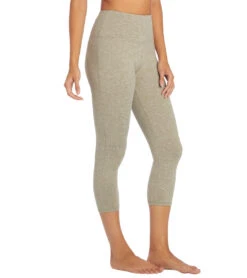 Zobha Heather 22" Capri -Pranty Yoga Shop 6842861355051 heathervetiver 2a