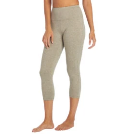 Zobha Heather 22" Capri -Pranty Yoga Shop 6842861355051 heathervetiver 5a