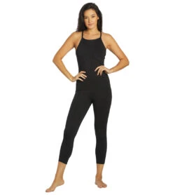 Free People Ashford Side To Side Performance Jumpsuit 31 Free People Ashford Side To Side Performance Jumpsuit -Pranty Yoga Shop 6846667587627 black 4a