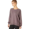 Beyond Yoga Cozy Fleece Saturday Oversized Pullover Mauve -Pranty Yoga Shop 6851916693547 mauve 2a