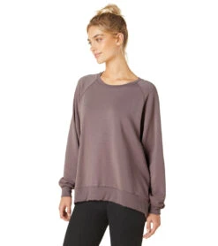 Beyond Yoga Cozy Fleece Saturday Oversized Pullover Mauve