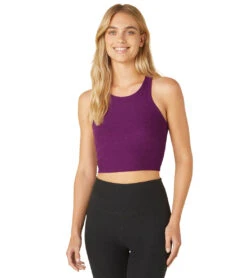 Beyond Yoga Focus Cropped Tank Aubergine/Beet 11 Beyond Yoga Focus Cropped Tank Aubergine/Beet -Pranty Yoga Shop 6851999629355 auberginebeet