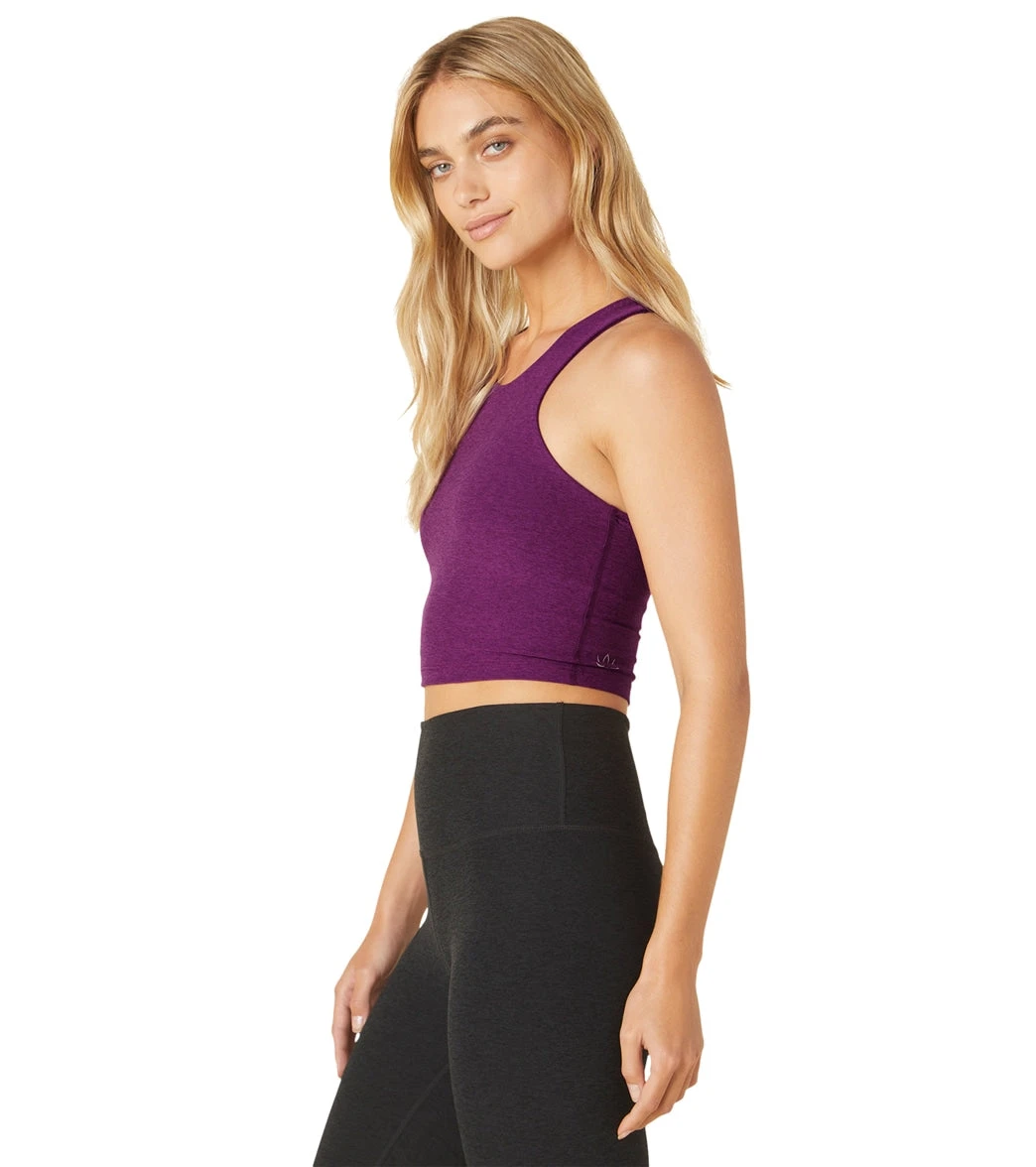 Beyond Yoga Focus Cropped Tank Aubergine/Beet 5 Beyond Yoga Focus Cropped Tank Aubergine/Beet - Image 3
