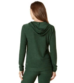 Beyond Yoga Featherweight Spacedye Day And Night Hoodie -Pranty Yoga Shop 6852035870763 forestgreenpine 3a