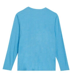 Beyond Yoga Always Beyond Long Sleeve Crew -Pranty Yoga Shop 6852272062507 waterfallblueheather 2a