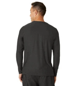 Beyond Yoga Always Beyond Long Sleeve Crew -Pranty Yoga Shop 6852272160811 darkestnight 3a